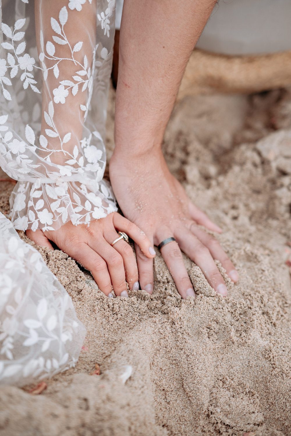 wedding rings detail
