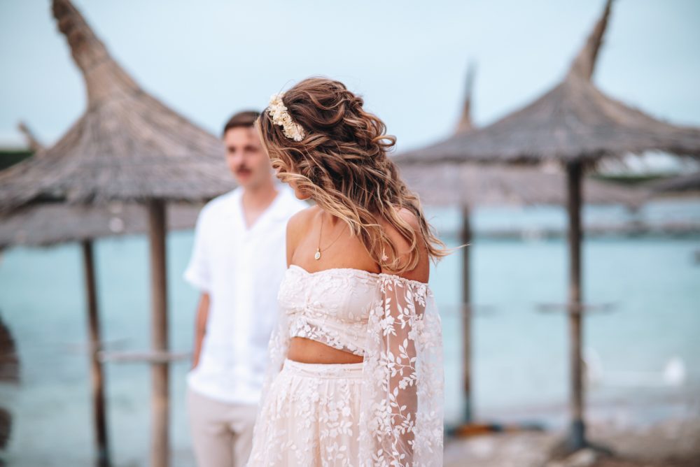 Couple session after wedding on Levan Island Istria