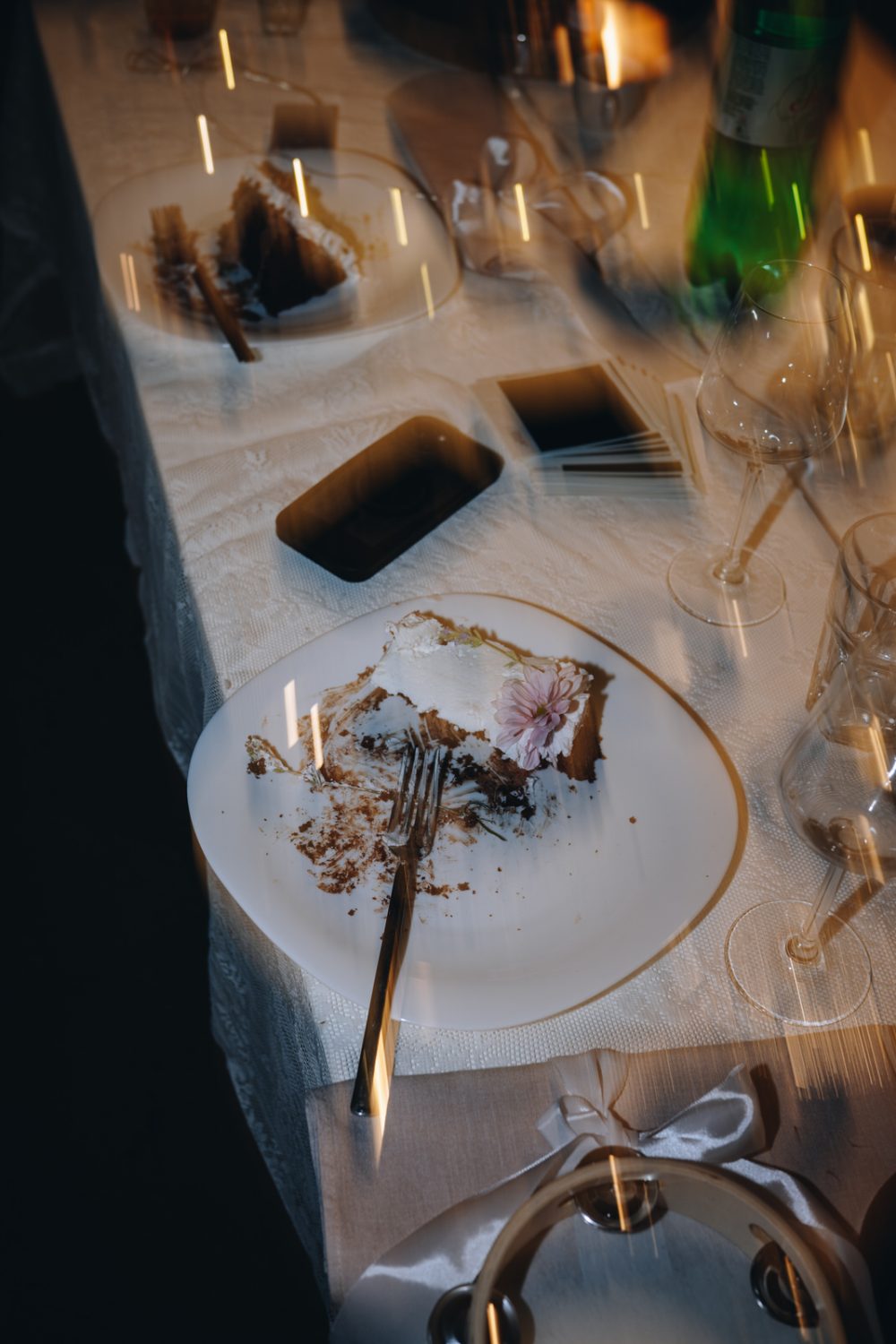 Wedding cake detail on Levan in Istria