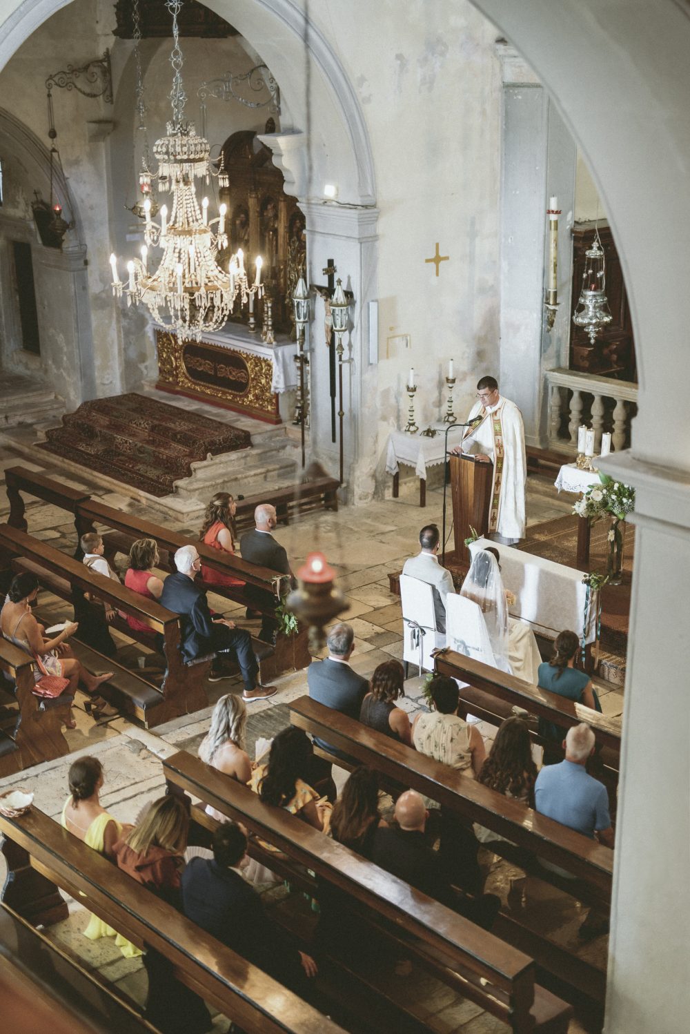 Church wedding in Vis