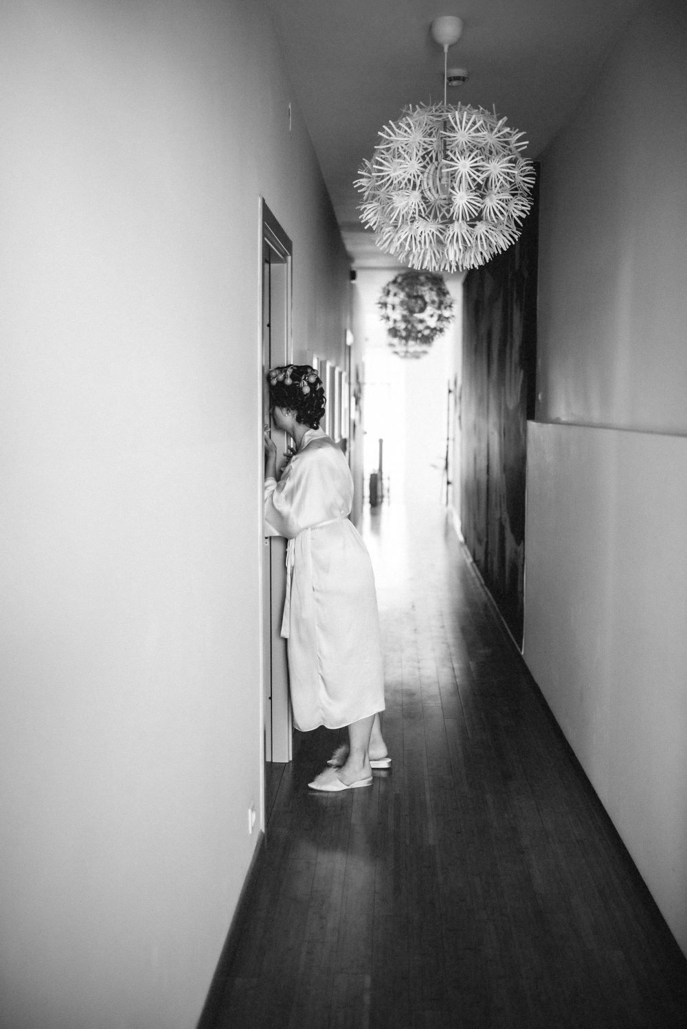 Bride getting ready at the San Giorgio Hotel in Vis