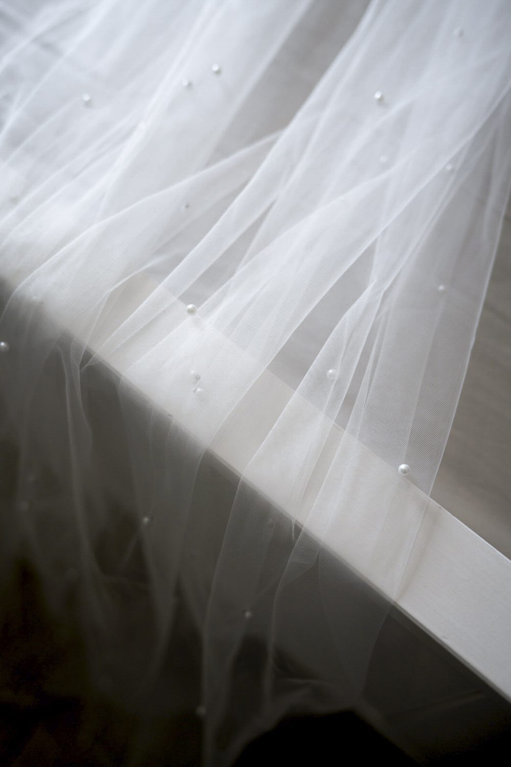 Beaded Wedding veil