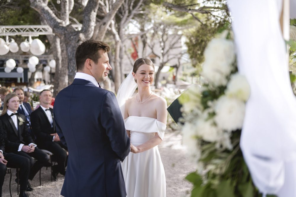 Wedding Ceremony at Fort George Vis